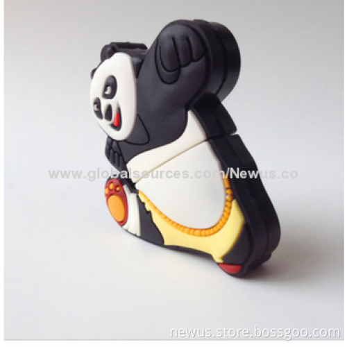 Cartoon Kung Fu Panda USB 2.0 Flash Drive with 2-32GB Capacity